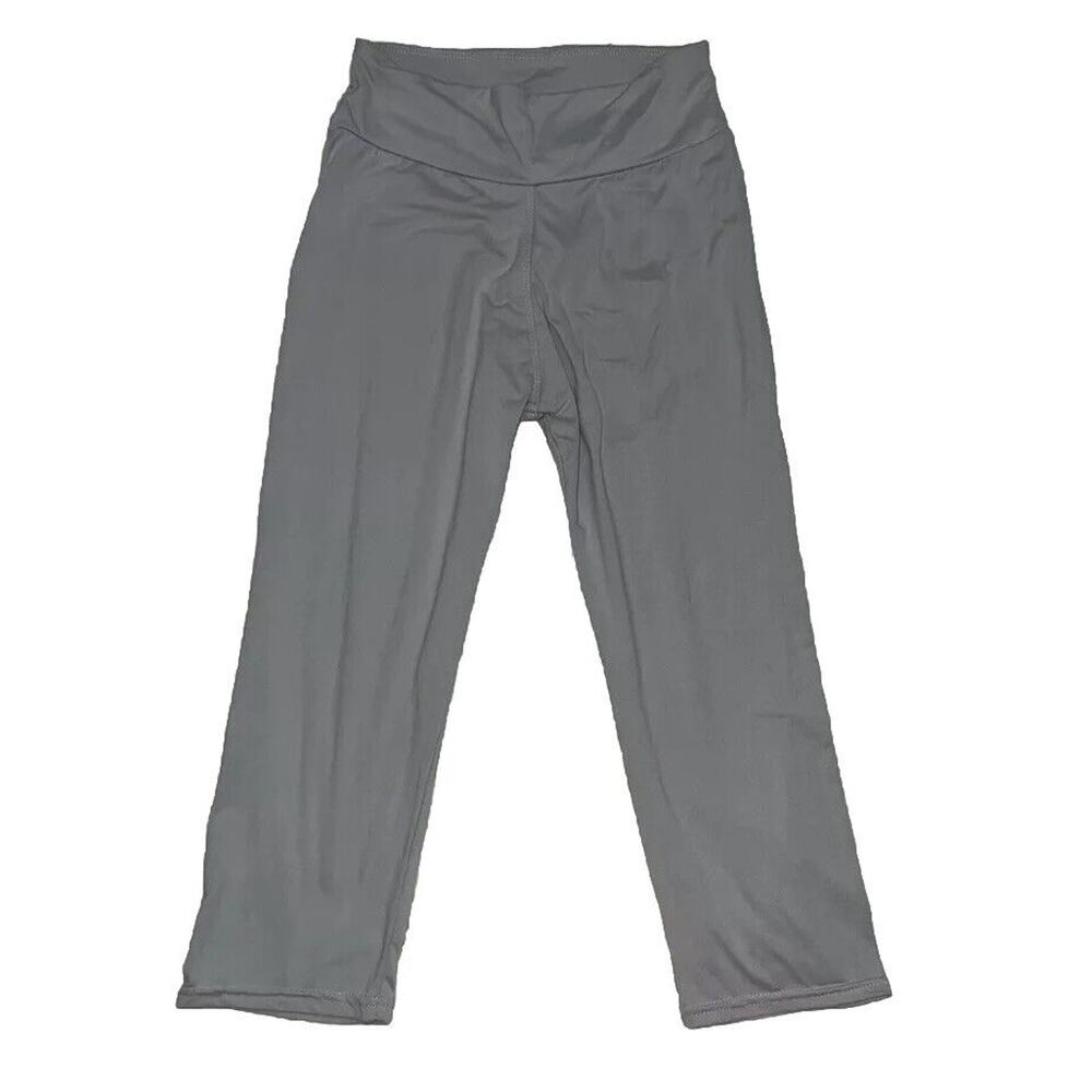 NWT MALVIN Capri Legging Women's ONE SIZE Regular Comfort‎ Gray Fitted